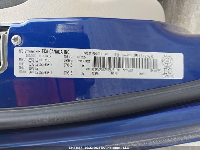 2C4RDGBG9KR555827 Dodge Grand Caravan