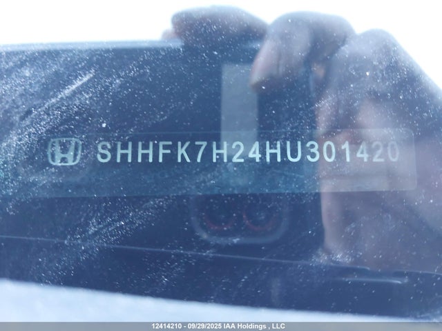 SHHFK7H24HU301420 Honda l15ba