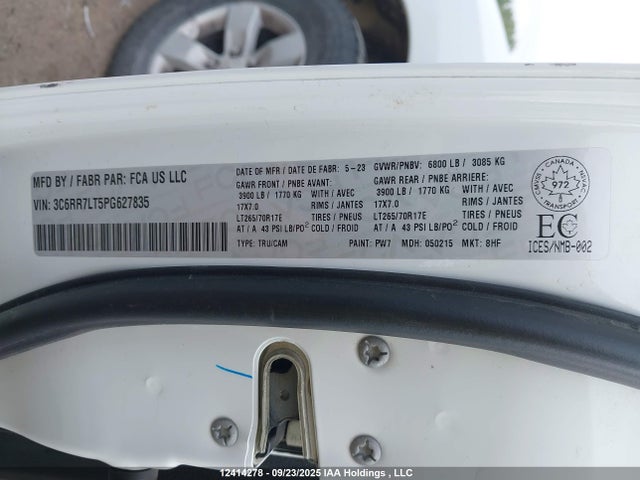 RAM 2023 2023 3C6RR7LT5PG627835 Image 9