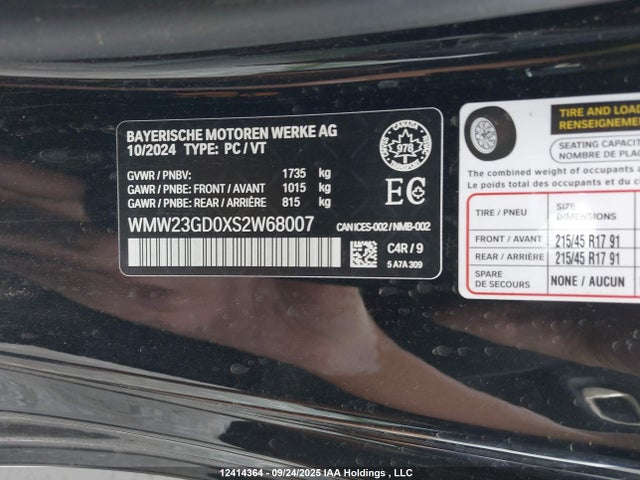 WMW23GD0XS2W68007 Mini COOPER S