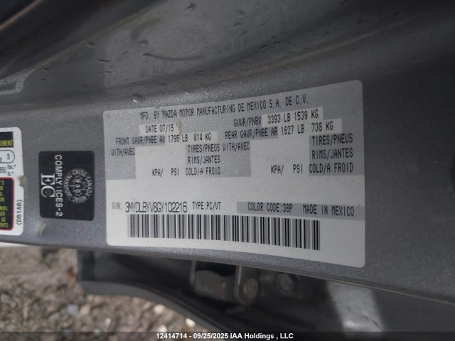 3MYDLBYV8GY102216 Toyota p5v