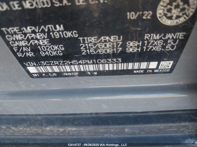 3CZRZ2H54PM106333 Honda k20z5