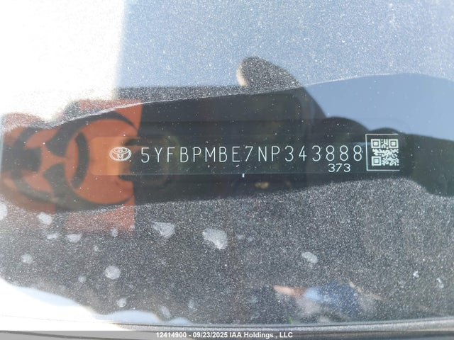 Toyota 2zr-fae 2022 5YFBPMBE7NP343888 Image 20