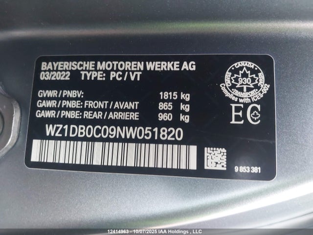 Toyota Supra 2022 WZ1DB0C09NW051820 Image 9