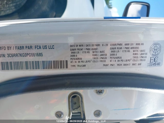 RAM 1500 2023 3C6RR7KG0PG661685 Image 9