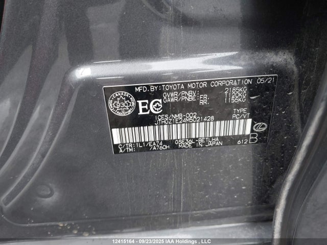JTHGZ1E24M5021428 Lexus 2gr-fks