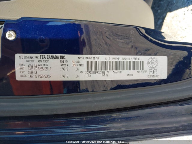 2C4RDGBG6FR723669 Dodge 2015