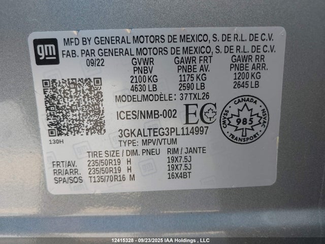 GMC lsd 2023 3GKALTEG3PL114997 Image 18