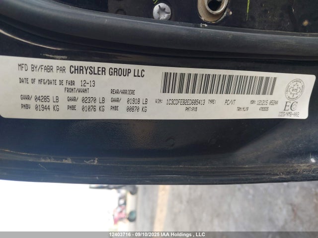 Dodge Dart 2014 1C3CDFEB2ED685413 Image 9