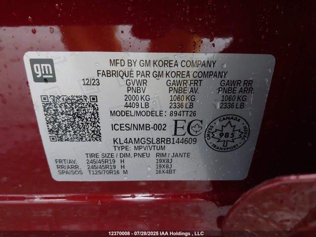 Buick l3t 2024 KL4AMGSL8RB144609 Image 9