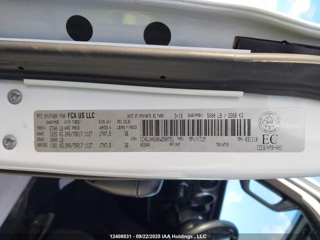 1C4GJXAG0KW590751 Jeep Wrangler