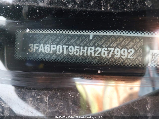 3FA6P0T95HR267992 Ford 2.0l gtdi premium fuel