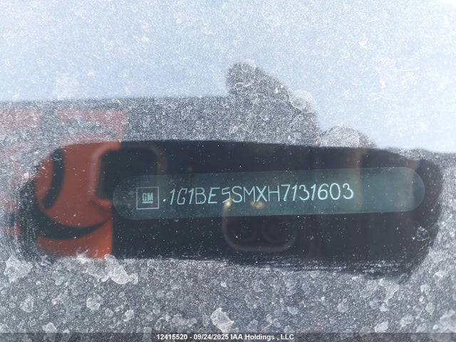 1G1BE5SMXH7131603 Chevrolet Cruze Lt Auto