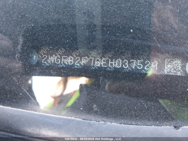 Honda r18z1 2014 2HGFB2F76EH037529 Image 9
