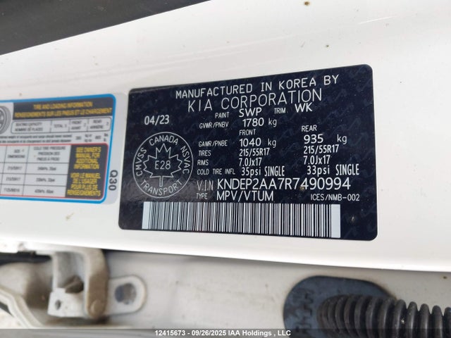 KIA nu mpi 2024 KNDEP2AA7R7490994 Image 9