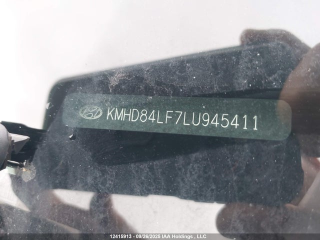 12415913 :رقم المزاد ، KMHD84LF7LU945411 vin ، 2020 Hyundai Elantra Sel/value/limited مزاد بيع