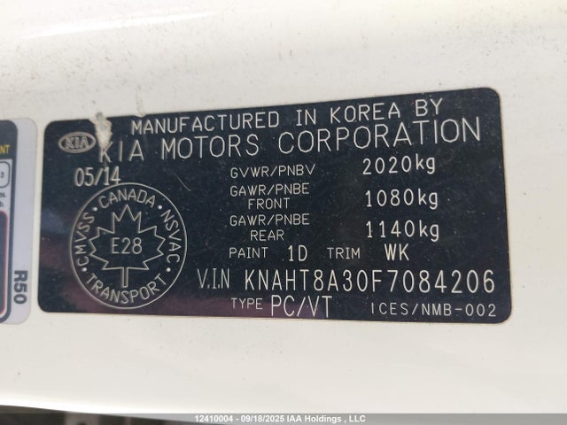 KIA dohc gdi nu 2015 KNAHT8A30F7084206 Image 19