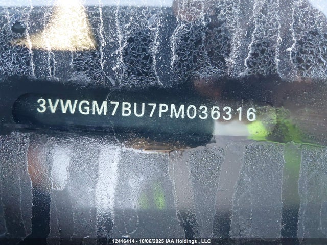3VWGM7BU7PM036316 Volkswagen tsi