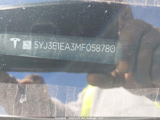Tesla MODEL 3 2021 5YJ3E1EA3MF058780 Image 18