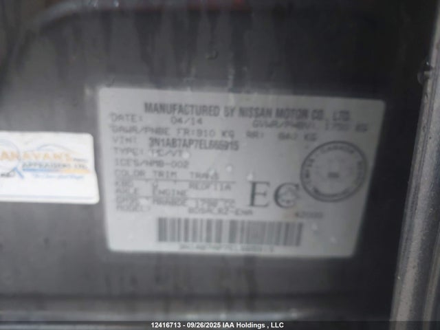 Nissan 2014 2014 3N1AB7AP7EL665915 Image 19