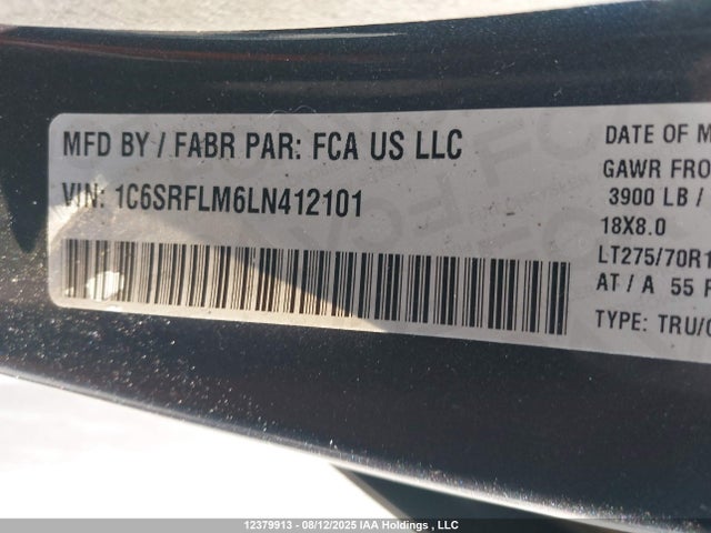 1C6SRFLM6LN412101 RAM 1500