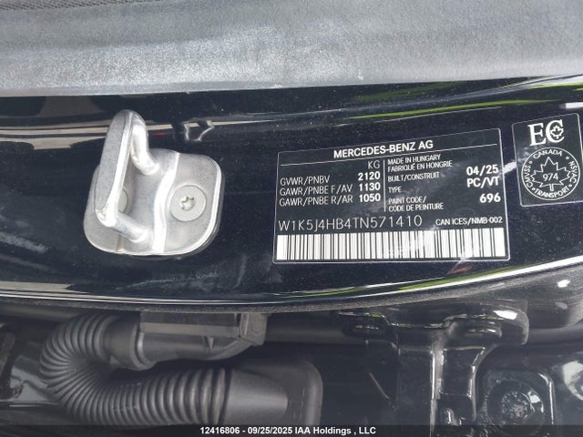 W1K5J4HB4TN571410 Mercedes-Benz m260