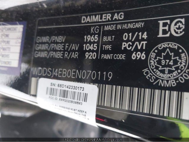 Mercedes-Benz CLA-Class 2014 WDDSJ4EB0EN070119 Image 18