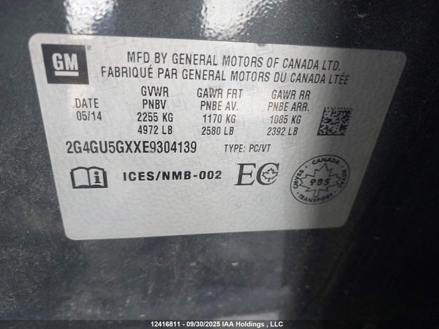 2G4GU5GXXE9304139 Buick ltg