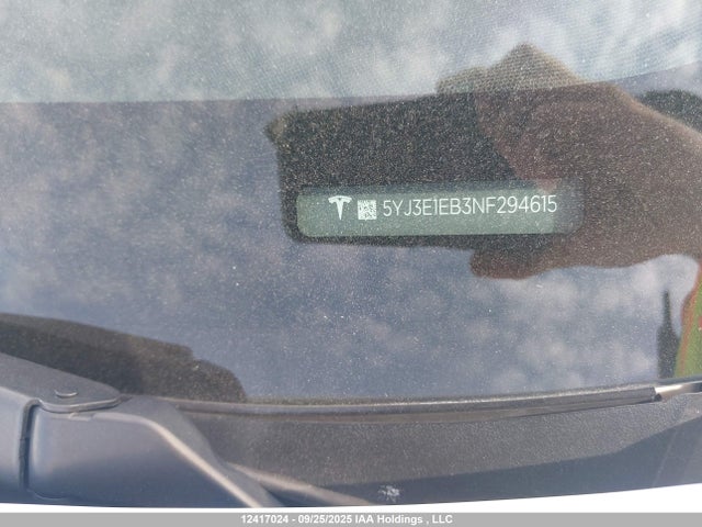 Tesla 2022 2022 5YJ3E1EB3NF294615 Image 9