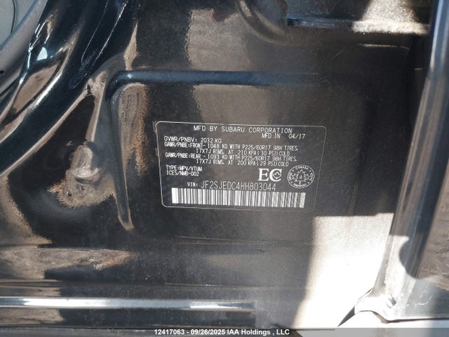 JF2SJEDC4HH803044 Subaru naturally aspirated c5
