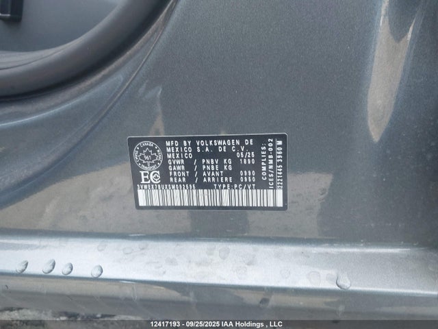 3VWEX7BUXSM092595 Volkswagen tsi
