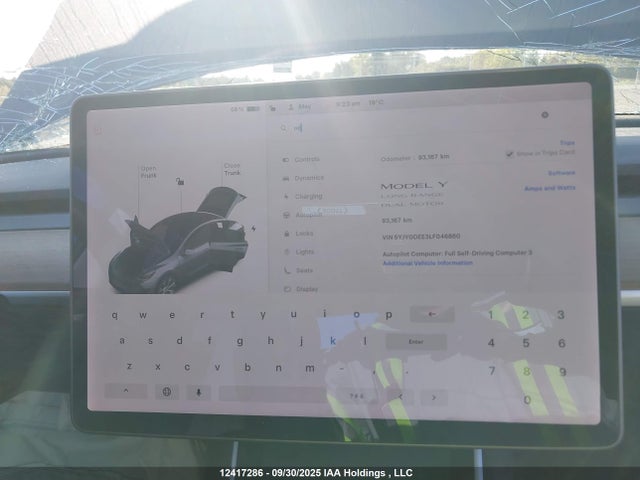 5YJYGDEE3LF046860 Tesla Model Y