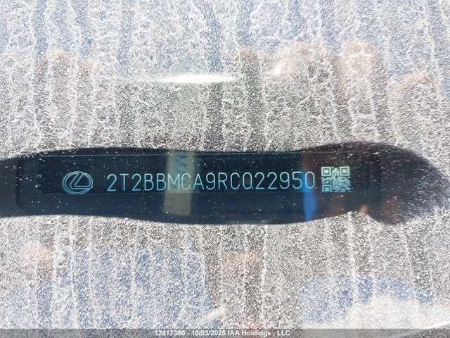 2024 Lexus Rx 350h მანქანა იყიდება აუქციონზე, vin: 2T2BBMCA9RC022950, აუქციონის ნომერი: 12417380