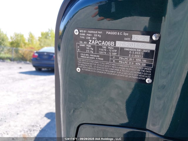 Vespa Primavera / Sprint 50 2022 ZAPCA06BXN5201836 Image 10