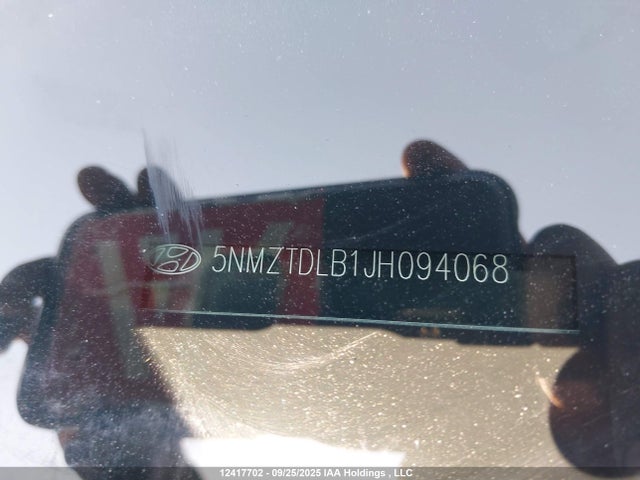 5NMZTDLB1JH094068 Hyundai gdi theta ii