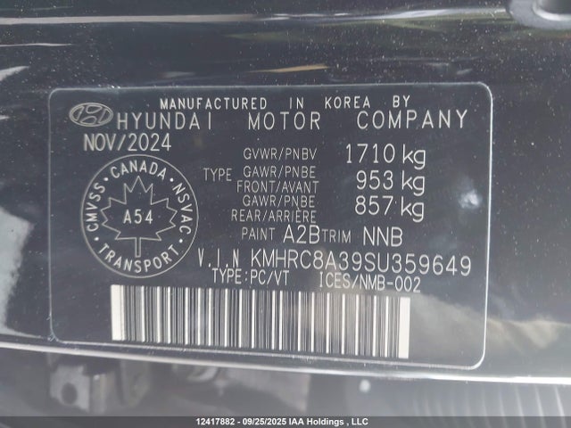 Hyundai mpi gamma ii 2025 KMHRC8A39SU359649 Image 19