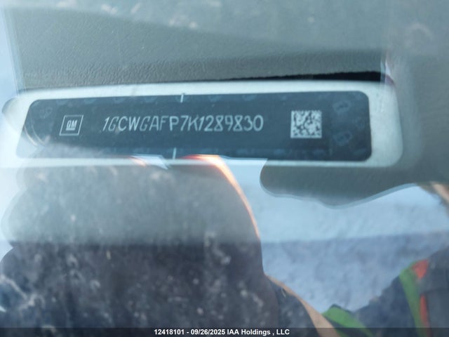 1GCWGAFP7K1289830 Chevrolet lv1 - sidi, vvt, e85 max, iron