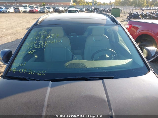 Aukcja sprzedaży 2024 Hyundai Tucson Sel Convenience, vin: KM8JCCD11RU185290, numer aukcji: 12418239