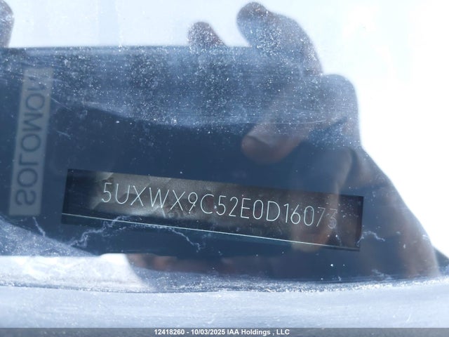 5UXWX9C52E0D16073 BMW X3