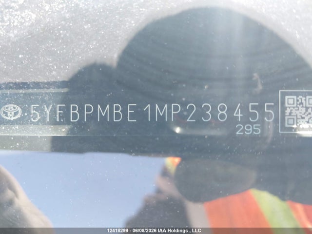 Toyota COROLLA LE 2021 5YFBPMBE1MP238455 Image 21