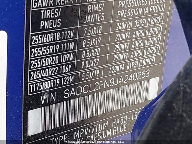 Jaguar aj200 2018 SADCL2FN9JA240263 Image 19