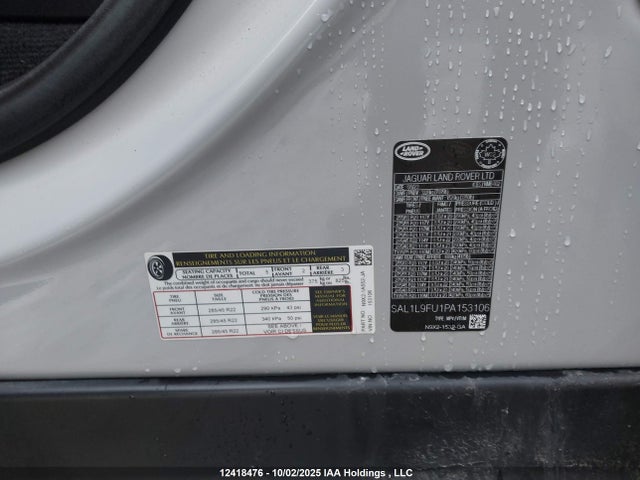 SAL1L9FU1PA153106 Land Rover Range Rover Sport Dynamic Se
