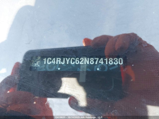 1C4RJYC62N8741830 Jeep 2022