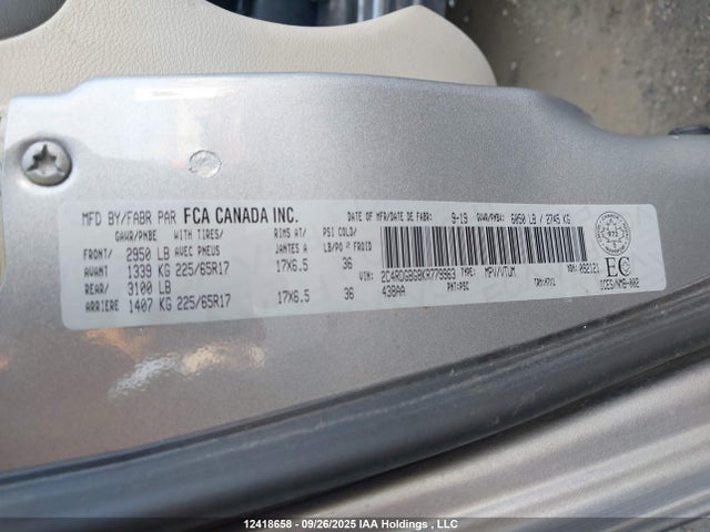 Dodge Grand Caravan 2019 2C4RDGBG8KR779963 Image 8