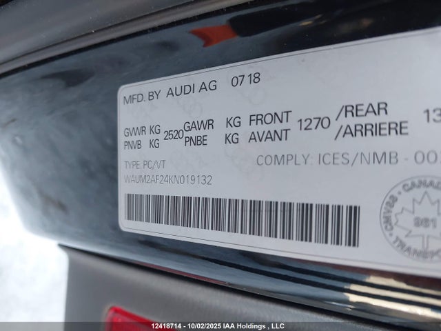 Audi A6 2019 WAUM2AF24KN019132 Image 19
