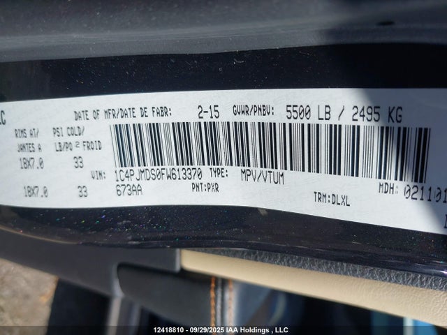 1C4PJMDS0FW613370 Jeep 2015