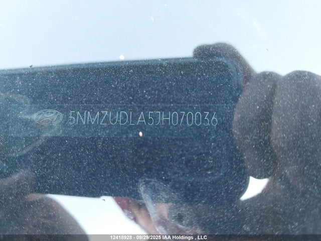5NMZUDLA5JH070036 Hyundai t-gdi theta ii