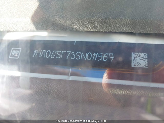 1HA0GSF73SN011569 Chevrolet EXPRESS G3500