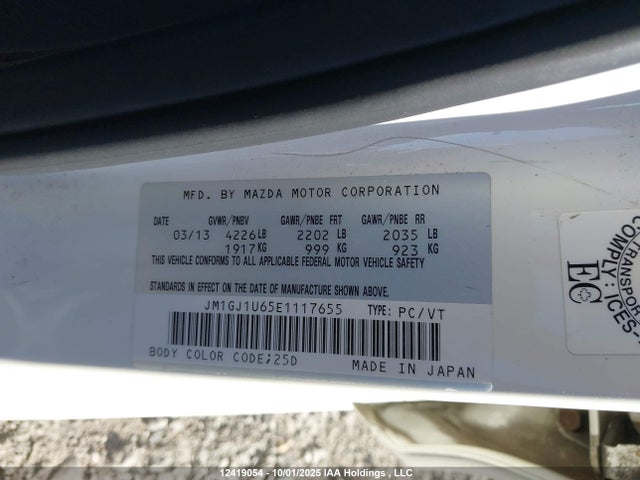 Mazda py 2014 JM1GJ1U65E1117655 Image 18