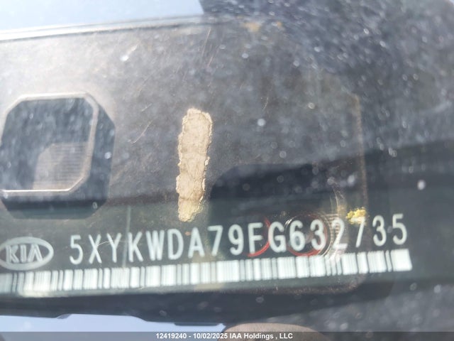 5XYKWDA79FG632735 KIA gasoline 3.3 v6 gdi lambda ii